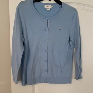Vineyard Vines Women's Sky Blue Cardigan